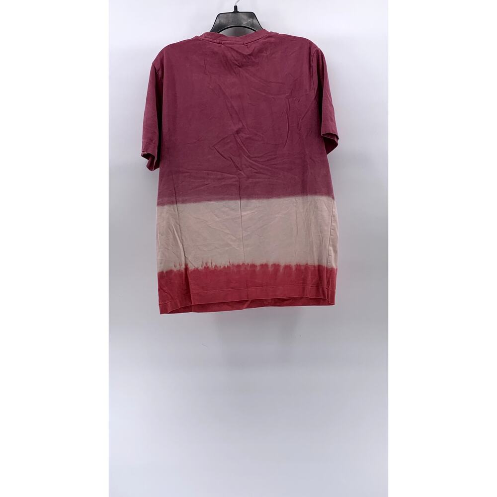 SCOTCH & SODA Men's Pink Tie-Dye Weekend Edition Radiate Positivity T-Shirt SZ M - Picture 2 of 14